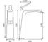 Смеситель для раковины на столешницу Milleau Cristal (хром) MLV6223LH-CR 3
