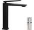 Смеситель для раковины на столешницу Milleau Elegant (матовый черный) ML6739223LH-MB 1