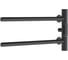 Полотенцесушитель электрический Melodia della vita Drumsticks Ferrum 40х18, П2, черный MTRDEF4018bk 22609 1