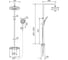Душевая система Milleau Double H MLHi223PDD-CR 2