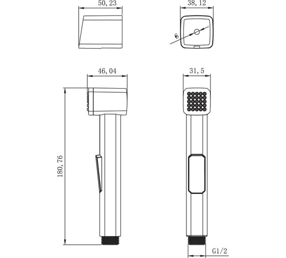 Гигиенический душ Lemark LM8076C
