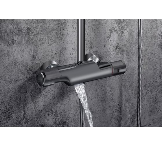 Душевая система Milleau Double MLV8223PDD-GM (gun metal) MLV8223PDD-GN