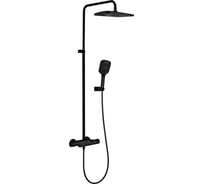 Душевая система Milleau Double (матовый черный) MLV8223PDD-MB