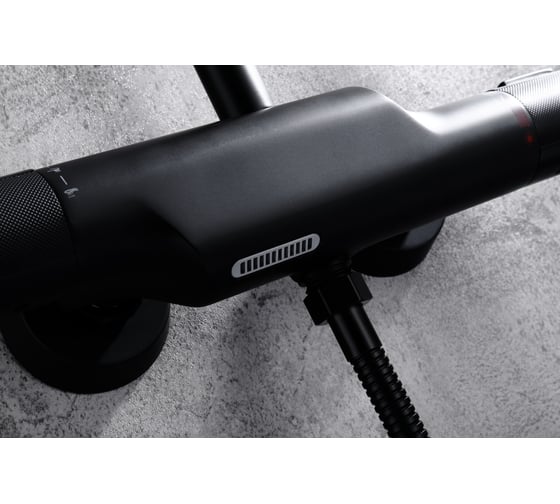Душевая система Milleau Double (матовый черный) MLV8223PDD-MB