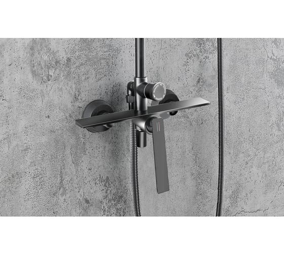 Душевая система Milleau Elegant MLV13223PDD-GN (gun metal) MLV13223PDD-GM