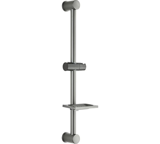 Стойка для душа MELODIA LUXE Ringo d25, L620 c мыльницей, оруж.сталь MKP25001Cgn 22390 1