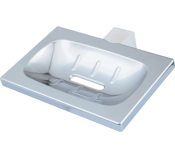 Стойка для душа с мыльницей MELODIA Square MKP25005BL 20x20мм, L=600, нерж. 18625