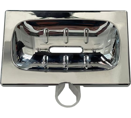Стойка для душа с мыльницей Melodia della vita Stylish MKP25006BL 30x15 мм, L=650, нерж. 18626