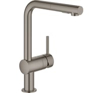 Однорычажный смеситель для мойки GROHE Minta выдвижной L-образный излив 30274AL0