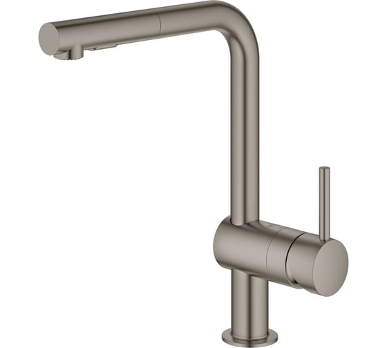 Однорычажный смеситель для мойки GROHE Minta выдвижной L-образный излив 30274AL0