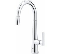 Смеситель для кухонной мойки GROHE Veletto C-образный высокий выдвижной излив 30419000
