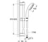 Душевой гарнитур GROHE Vitalio Start II 600 мм, 5.8 л/мин 27948000 2