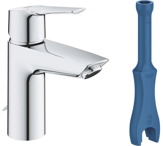 Смеситель для раковины GROHE Start 2021 размер S, с цепочкой 32277002