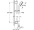 Душевой гарнитур GROHE Vitalio Comfort 100 II с полочкой, душевая штанга 26398000 2