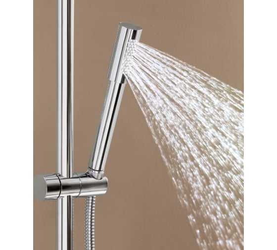 Душевая система с термостатом Grohe Rainshower настенный монтаж, кронштейн 450 мм, Jumbo 27174001