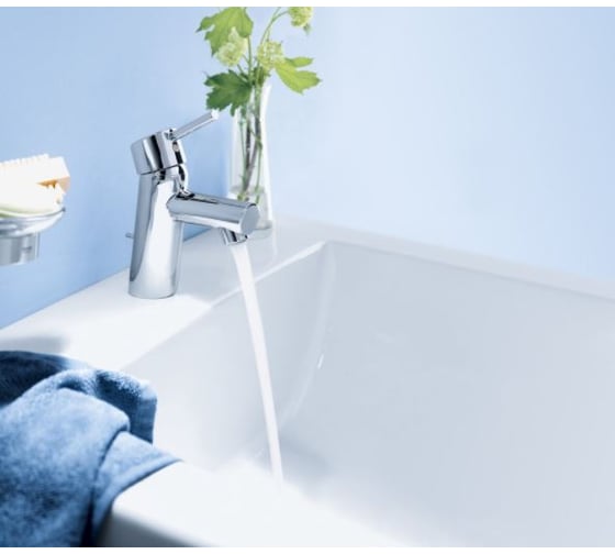 Смеситель для раковины GROHE Concetto New гибкая подводка 32204001