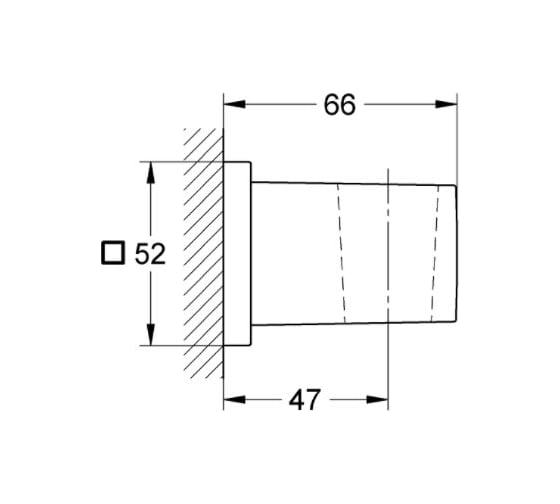 Настенный держатель GROHE 27693 Euphoria Cube 27693000