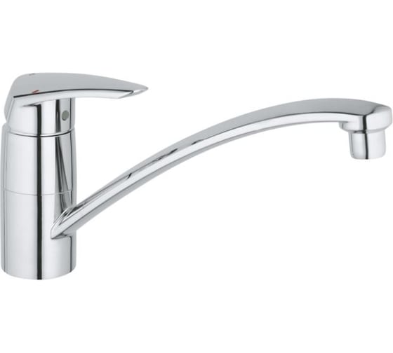 Однорычажный смеситель для мойки Grohe Eurodisc низкий излив 33770001 1