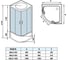 Душевая кабина WeltWasser WW500 HALLE 800х800х2170 мм 804 10000003247 20