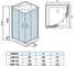 Душевая кабина WeltWasser WW500 LAINE 900х900х2170 мм 902 10000003262 11