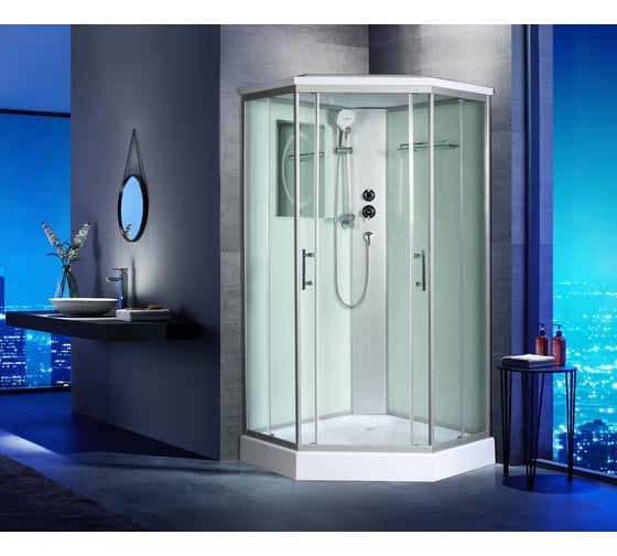 Душевая кабина WeltWasser WW500 NESSE 900х900х2170 мм 902 10000003280