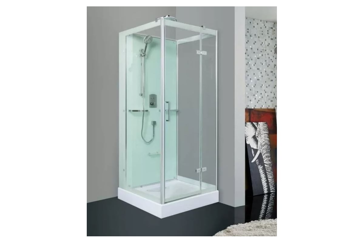 Душевая кабина WeltWasser MAINE-1 90х90 R Размер 900х900х2270 мм ...