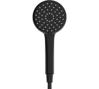 Душевая лейка Sancos Lotus, диаметр 115 мм, 3 режима, цвет черный матовый, арт. SC6003MB