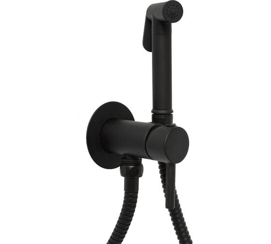 Гигиенический душ SANTERA чернйый матовый, встраиваемый ST65RNO