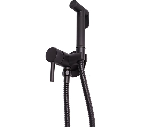 Гигиенический душ SANTERA чернйый матовый, встраиваемый ST65RNO