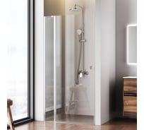 Душевая дверь AM.PM Sunny распашная 100x190,серебро, стекло прозрачн W87G-100-1P-MT