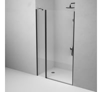 Душевая дверь AM.PM Sunny распашная, 120x190,черный, стекло прозрачн W87G-120-1P-BT