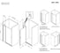 Душевая дверь AM.PM Sunny распашная, 120x190,черный, стекло прозрачн W87G-120-1P-BT 7