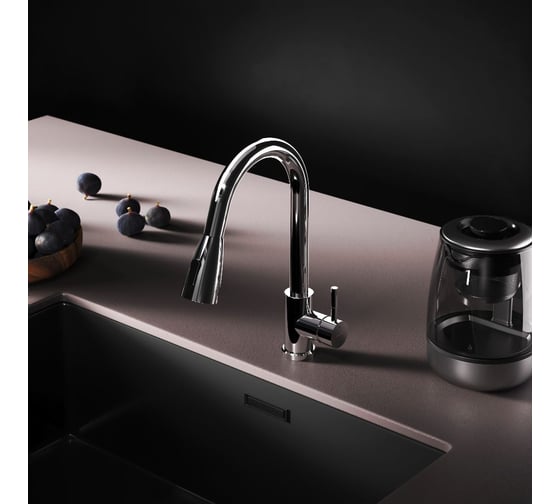 Смеситель для кухни AM.PM X-Joy S с вытягивающимся изливом, хром F85B07500