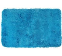 Коврик для ванной и спальни Аквалиния мех голубой, 60х90 РР1507