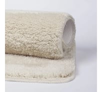 Коврик для ванной комнаты IDDIS 70x120, микрофибра, бежевый, BSQL01Mi12IT