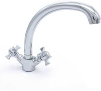 Смеситель для кухни Doron DС 1909-N, 1/2 керамика, хром, излив толстый литой, п/г (1/10) 003373