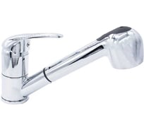 Смеситель для кухни Doron DС 21138, шаровый, хром, выдвижная лейка, п/ш (1/10) 012017