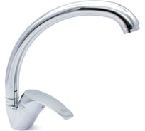 Смеситель для кухни Doron DС 2439-N, шаровый, хром, излив высокий, п/г (1/10) 012022