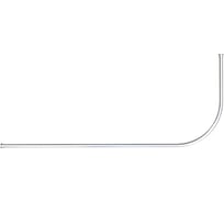 Карниз для шторы Радомир на ванну Вальс 3/4 170x70 (хром) 1-12-2-0-0-338