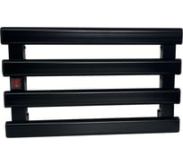 Полотенцесушитель электрический РЭМО ЭПС 500х300НС Н4М, универс. подключение левое, черный матовый 101033