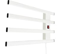 Полотенцесушитель электрический РЭМО ЭПС 500х300НС Е4М, универс. подключение правое, белый матовый 101030