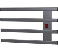 Полотенцесушитель электрический РЭМО ЭПС 500х300НС Е4М, универс.подключение правое, графит матовый 101029