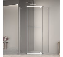 Душевой уголок RGW 80* 80*195 PA-82, трапеция, хром, прозрачное стекло 6 мм, Easy Clean 41088288-11