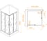 Душевой уголок RGW 90*90*190 PA-31-B, квадрат, черный, прозрачное стекло 6 мм, Easy Clean 02083199-14 6