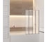 Шторка на ванну RGW 80*140 SC-23 хром, прозрачное стекло 4 мм, Easy Clean 06112308-11 2