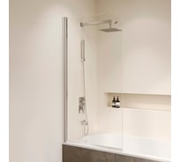 Шторка на ванну RGW 70*140 SC-109 (140) хром, прозрачное стекло 6 мм 4111109107-11