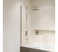 Шторка на ванну RGW 70*150 SC-009 хром, прозрачное стекло 6 мм, Easy 351100907-11