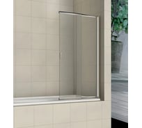 Шторка на ванну RGW 100*150 SC-140 хром, прозрачное стекло 6 мм, Easy 06114010-11