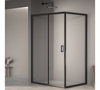 Душевой уголок RGW 80*100*190 PA-245-B, прямоугольник, черный, прозрачное стекло 6 мм, Easy Clean 410824580-14
