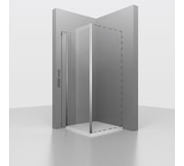 Боковая панель RGW 100*200 Z-050-3 Хром/Прозрачное/6 мм 352253100-11